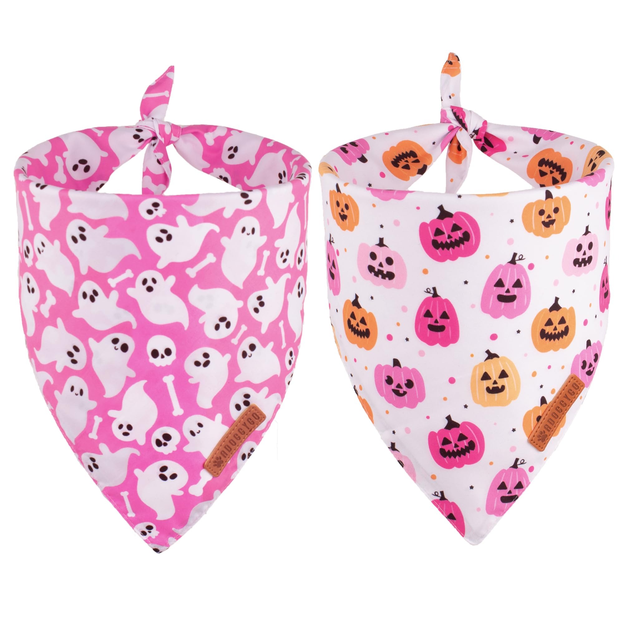 Whiskerly | Spooky Bandana™ Halloween Pet Scarf Collection – Reversible & Adjustable Triangle Bibs for Dogs & Cats  thumbnail 2