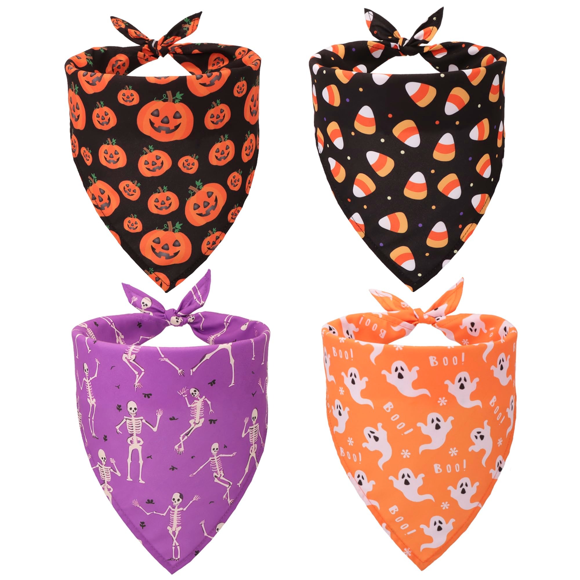 Whiskerly | Spooky Bandana™ Halloween Pet Scarf Collection – Reversible & Adjustable Triangle Bibs for Dogs & Cats  thumbnail 5