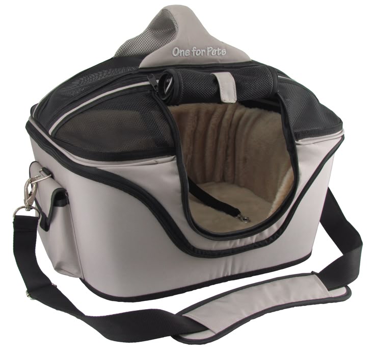 Whiskerly |  ComfortRide™ Soft-Sided Pet Carrier – Airline-Friendly Travel Tote with Plush Interior & Mesh Ventilation 