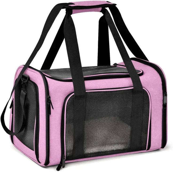 Whiskerly |  ComfortRide™ Soft-Sided Pet Carrier – Airline-Friendly Travel Tote with Plush Interior & Mesh Ventilation  thumbnail 2