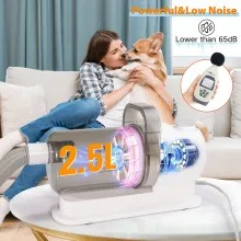 Whiskerly | FurBuster™ 6-in-1 Pet Grooming Vacuum & Clipper Kit  thumbnail 2