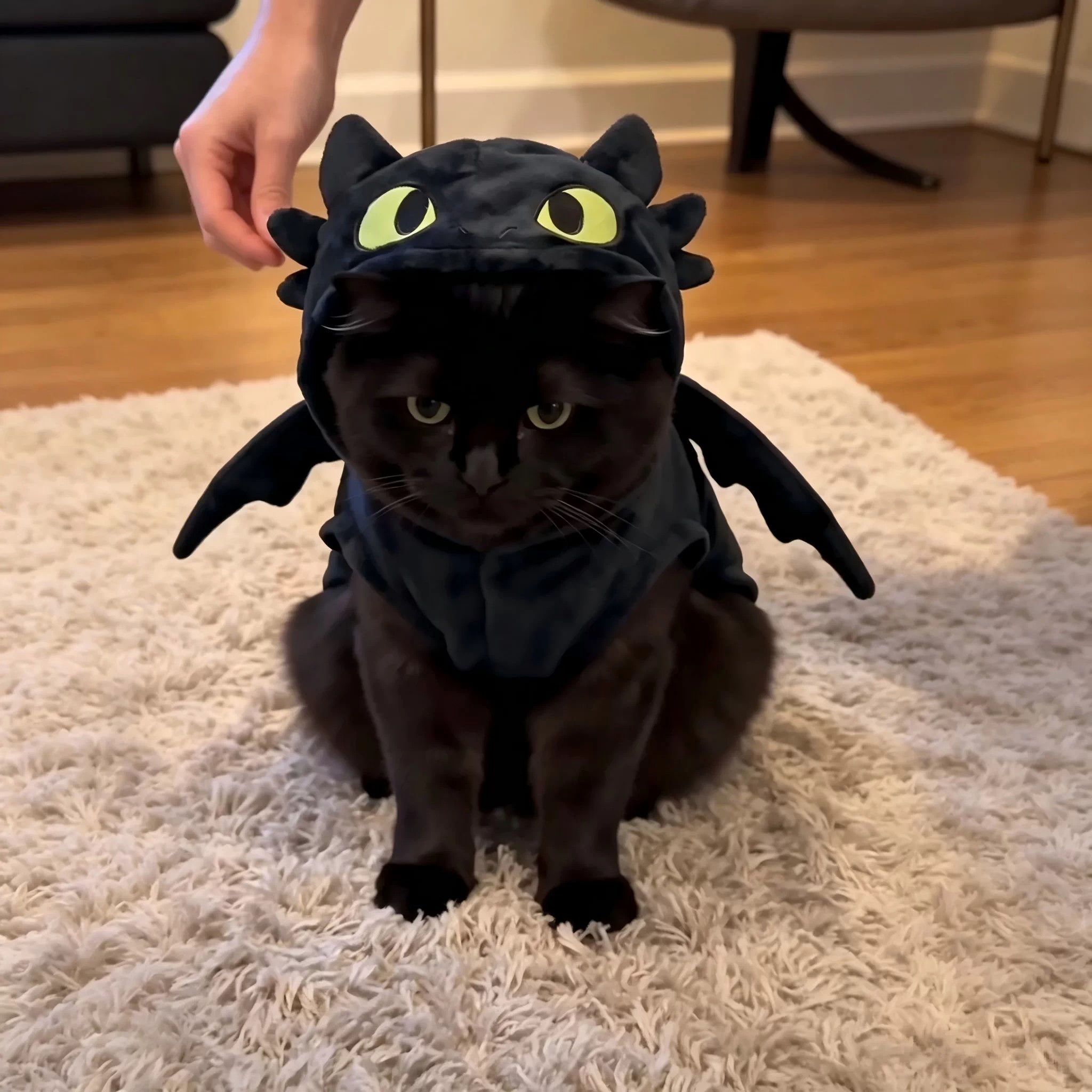 Whiskerly |  Furry Cosplay™ Collection: 3D Dragon & Funny Character Pet Costumes – Soft Hoodies for Cats & Small Dogs thumbnail 3